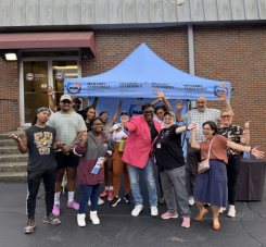 Group shot from the 1st installment of the HBCU Community Walk series