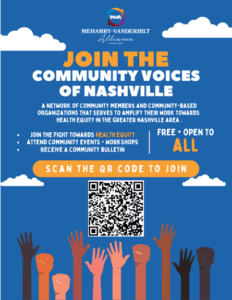 Community Voices Flyer