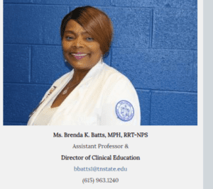 Brenda K. Batts, MPH-RRT-NPS